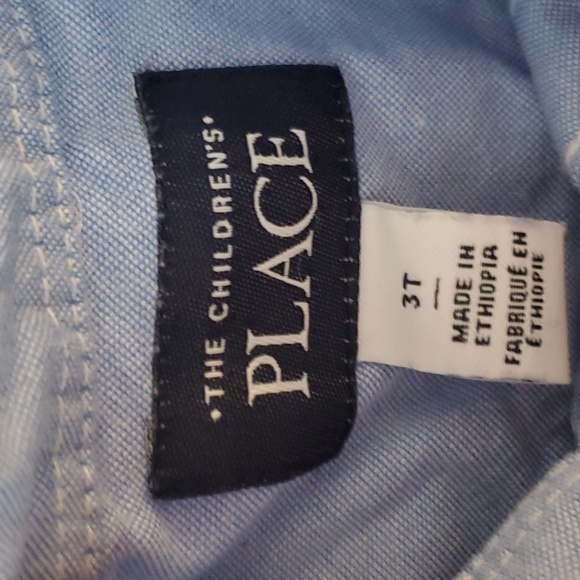 The Children's Place Blue Short-Sleeve Button Up Shirt - Picture 2 of 2